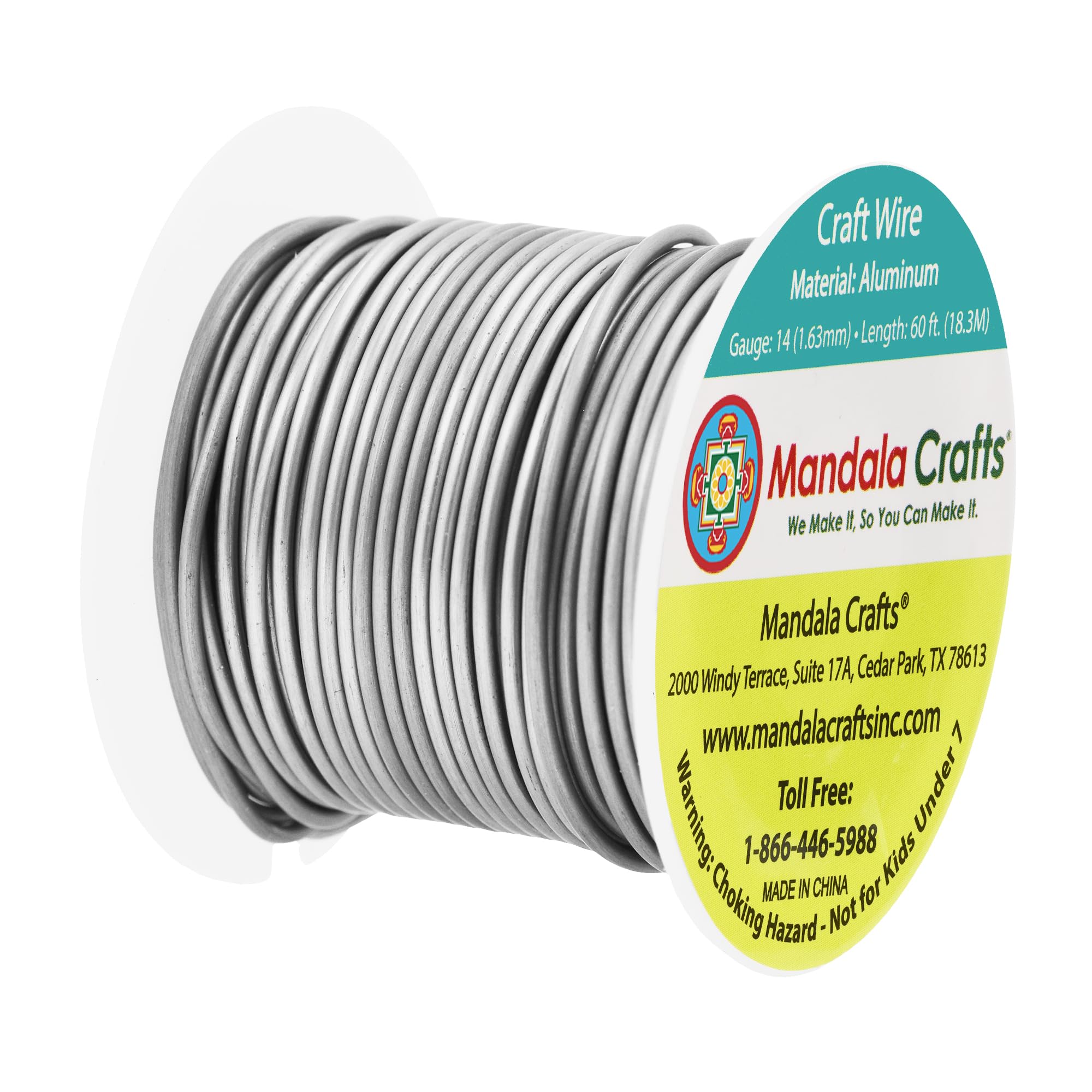 Mandala Crafts Fil D'aluminium Anodisé De Calibre 12, 14, 16, 18, 20, 22 Pour La Fabrication De Bijoux - Couleur Florale (calibre 18, Cuivre