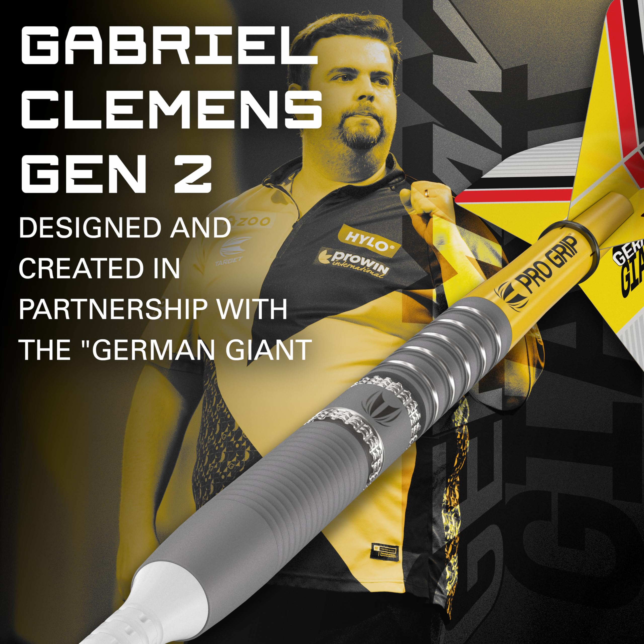 Target Darts Gabriel Clemens Gen 2 19G 90% Tungsten Soft Tip Darts Set