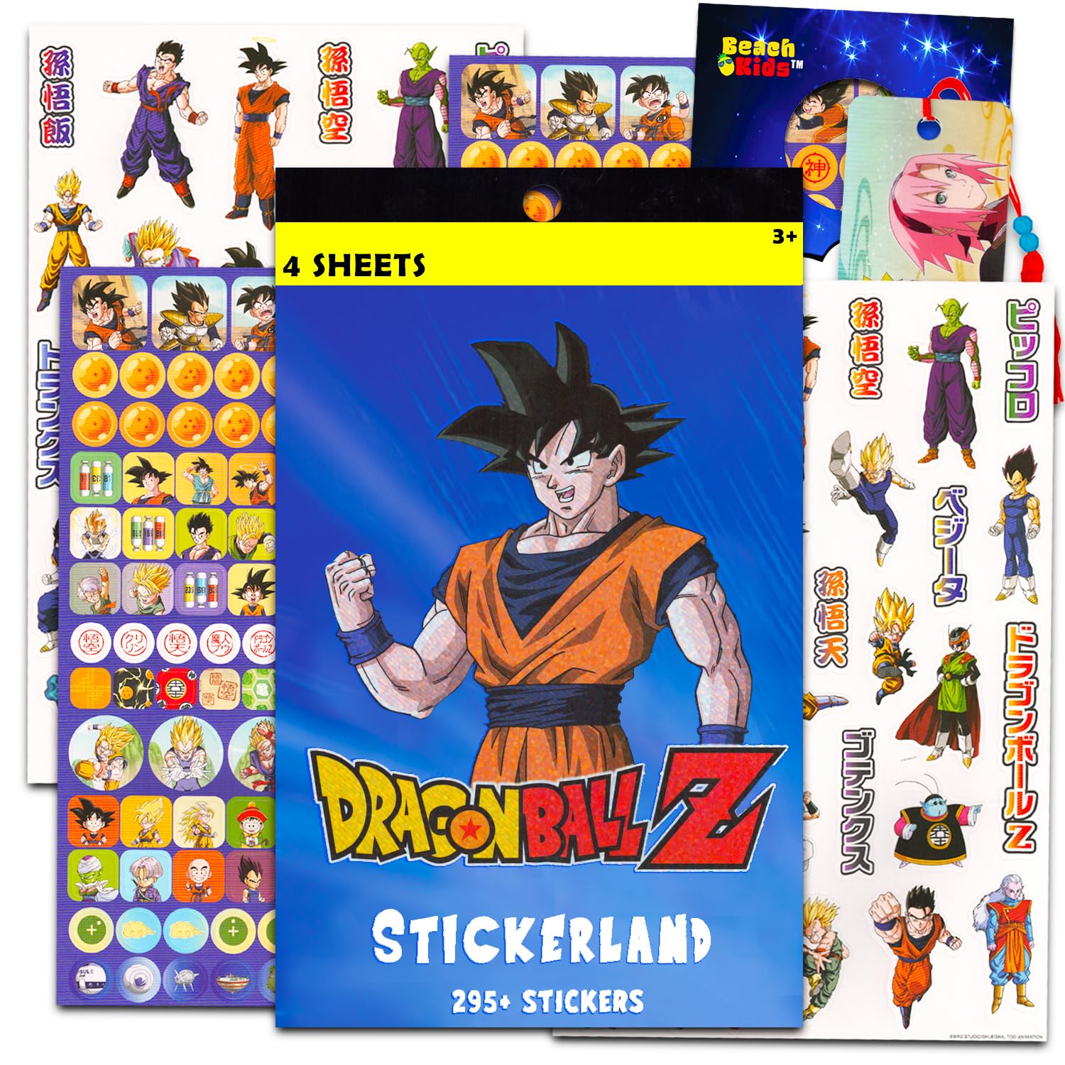 Amazon.com: Dragon Ball Z Stickers Pack - Bundle with 295+ Deluxe