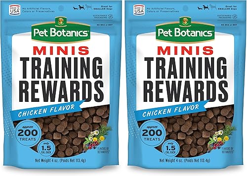 Vista 45 de Pet Botanics premios de entrenamiento, Mini, 4 onza., Bacon