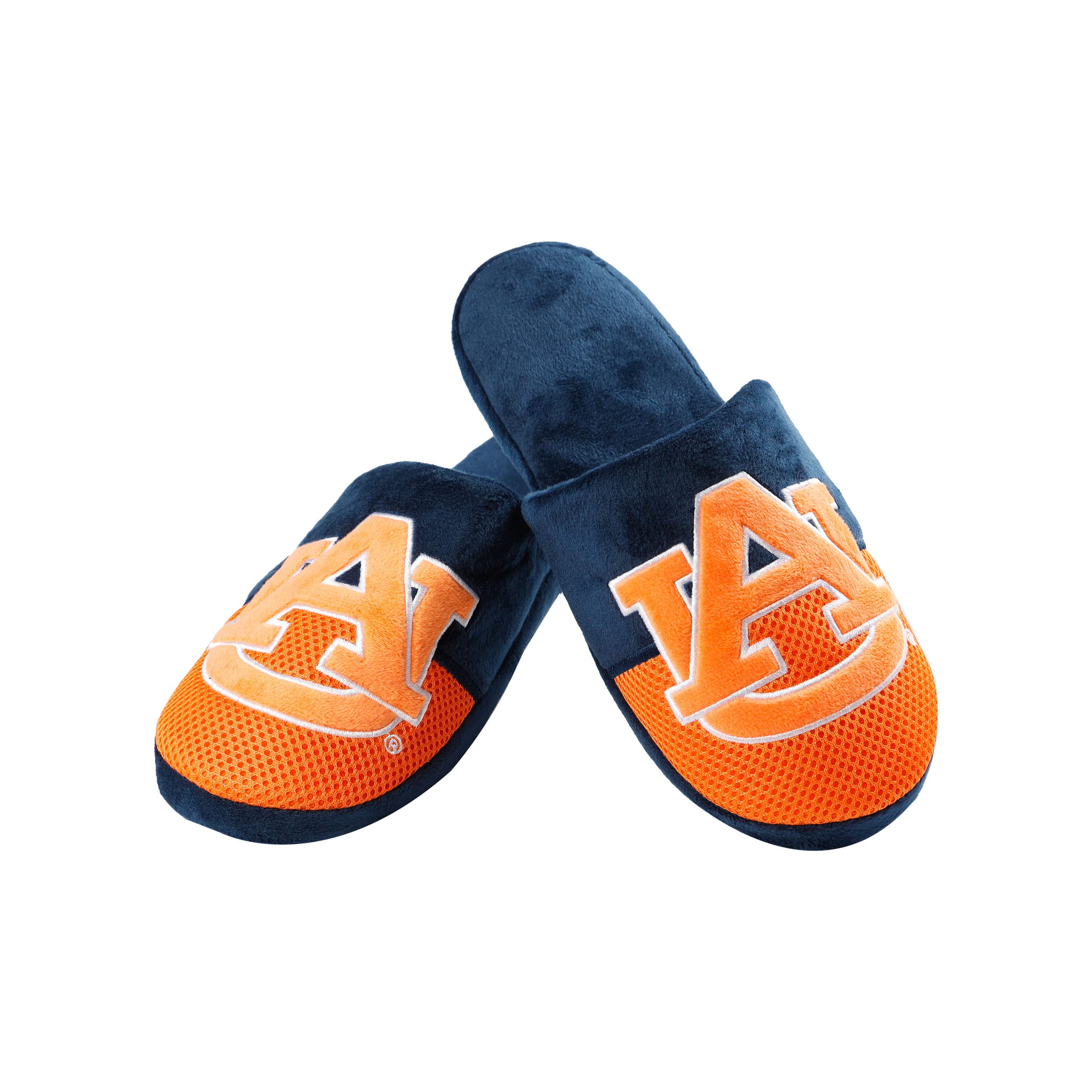 FOCO Auburn Tigers NCAA Mens Team Logo Staycation Slipper - XL