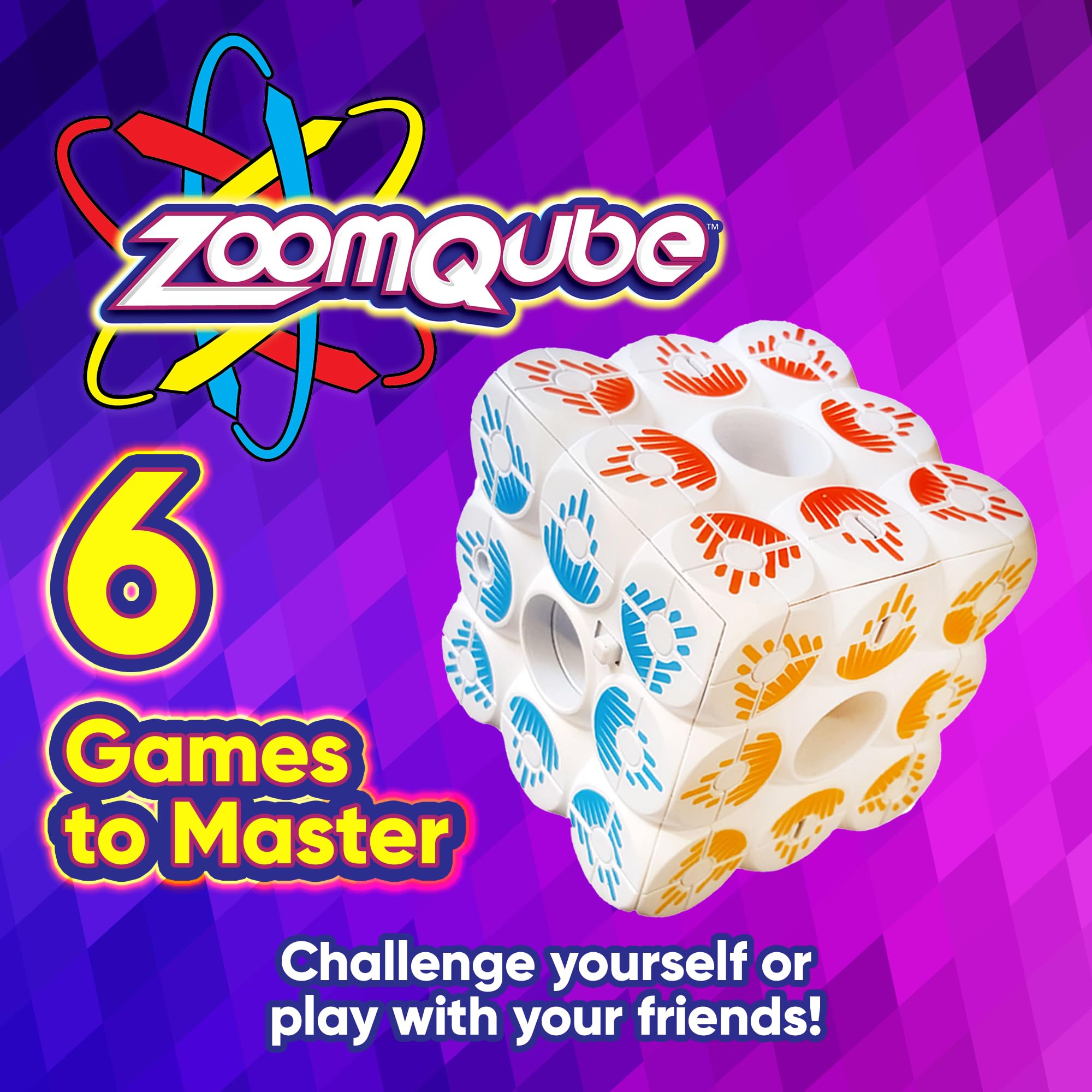 Amazon.com: ZoomQube Electronic Memory Game, High Speed, Fidget