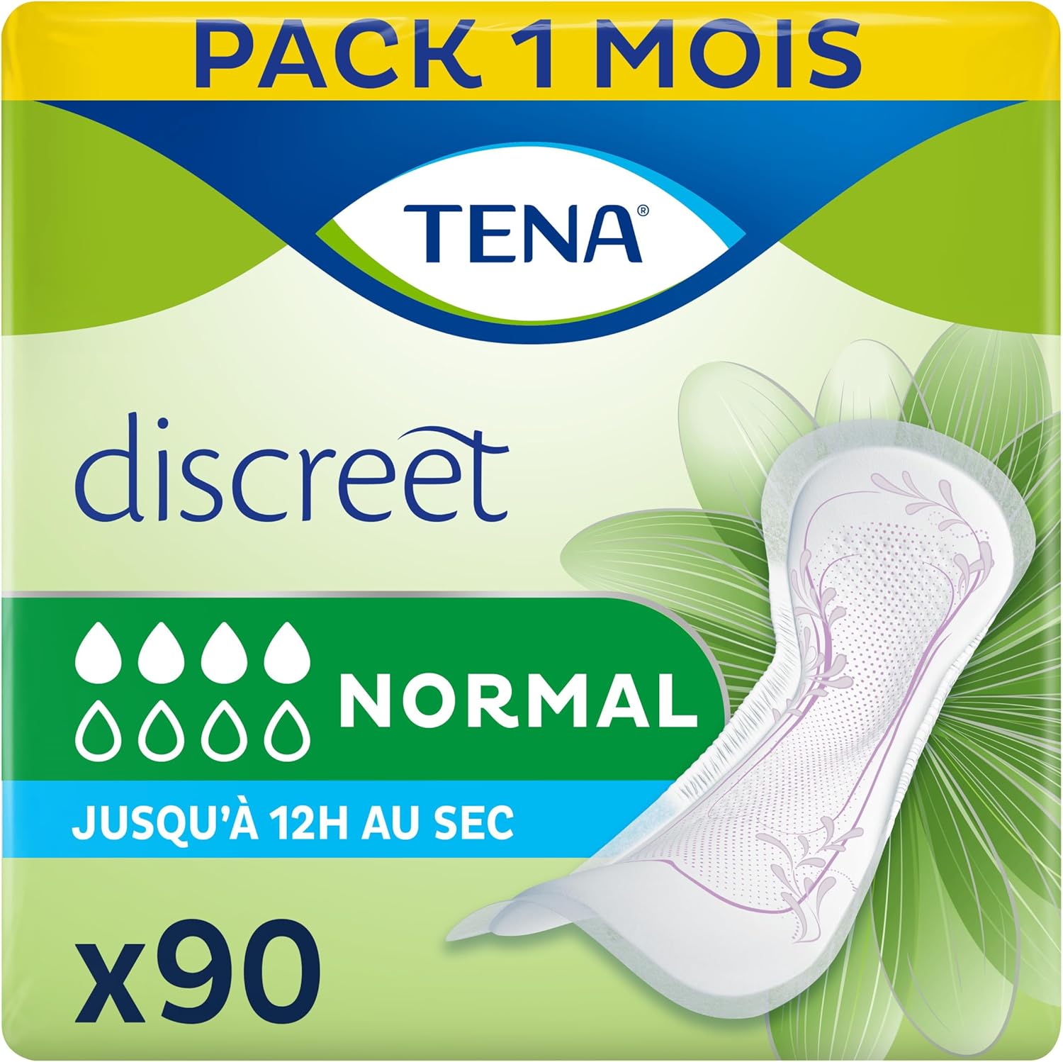 TENA Discreet Normal Serviettes Incontinence Femme Post