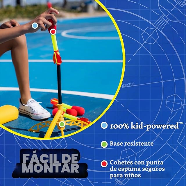 Foto 5 de 8 de Junior Glow Stomp Rocket