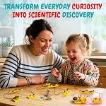 Teenii Electricity and Magnetism Kit for Kids, STEM Science Experiments with Electric Circuits, Educational Physics Toy, Science Discovery Game for Boys and Girls 8+, 50 Pieces