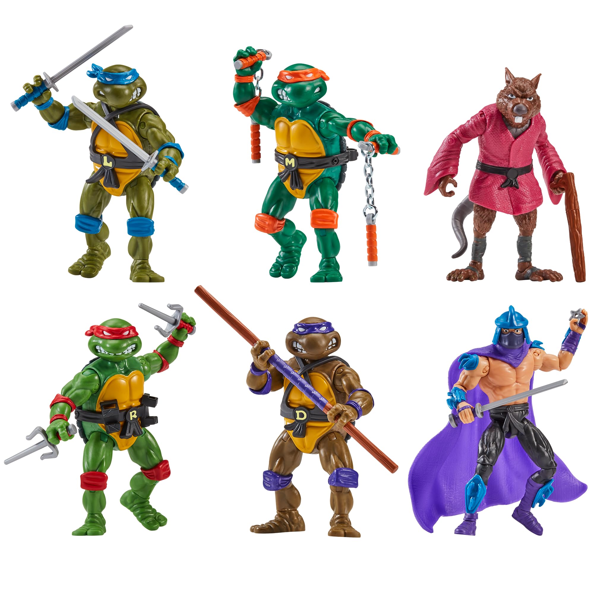 Amazon | TMNT クラシック 1988 リマスターアニメーションフィギュア 6