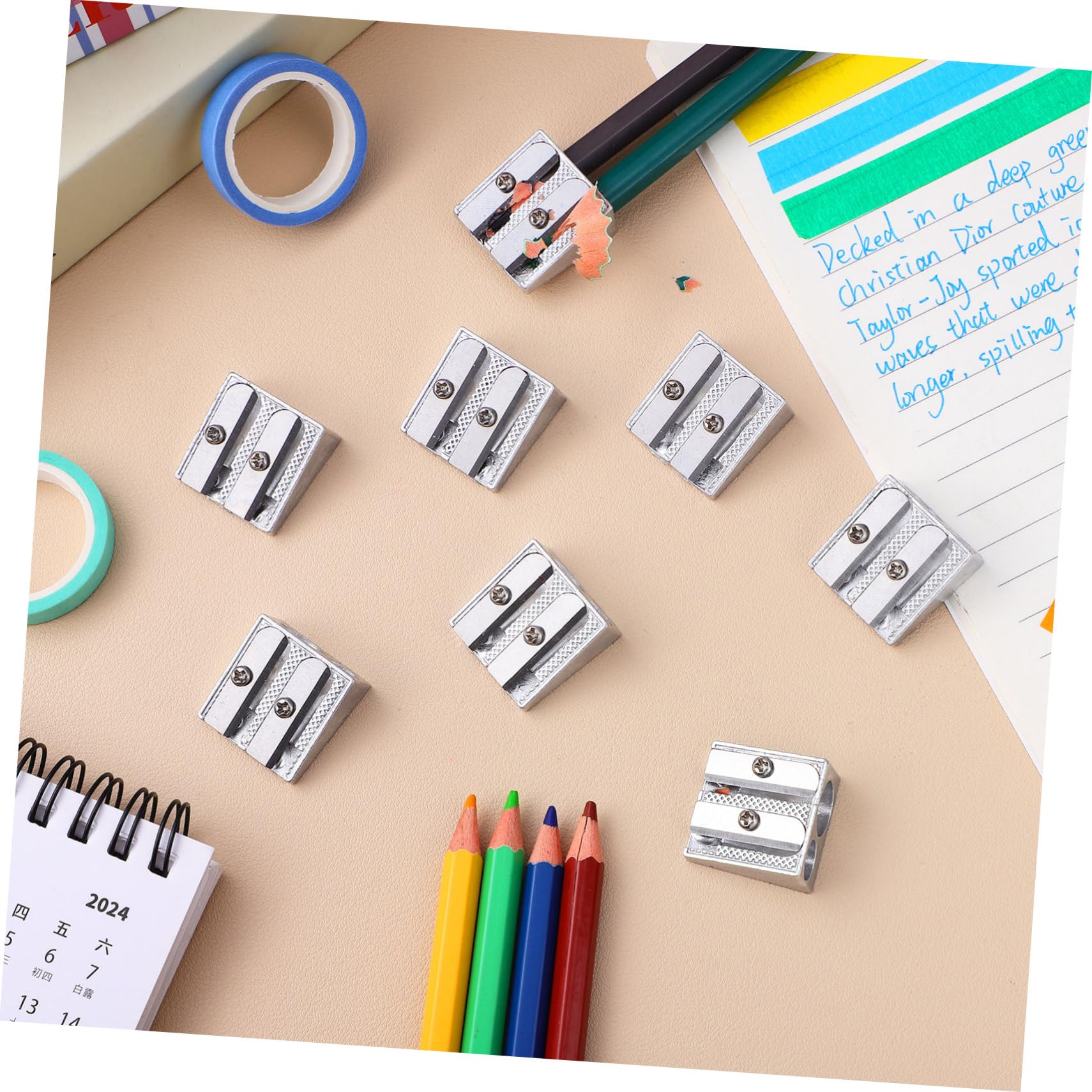 ARTIBETTER 5 Sätze Bleistiftspitzer Aus Aluminiumlegierung Für Bleistiftspitzer Für Das Klassenzimmer Bürobedarf Künstler-bleistiftspitzer 20 Stück * 5