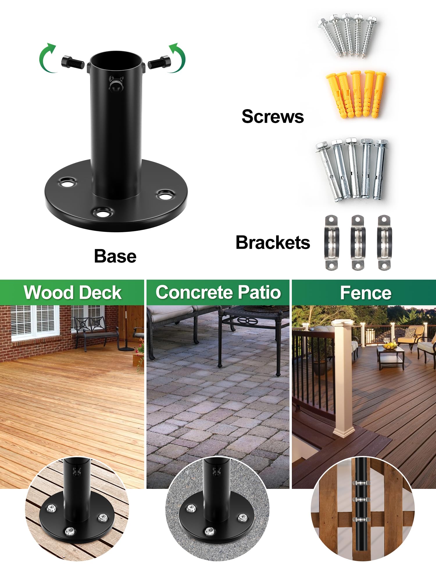 Feblomst 2-Pack Adjustable String Light Poles, 12.6 FT Light India