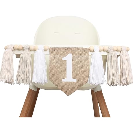 BOOMPA First Birthday High Chair Banner: Celebrate the Milestone with Style