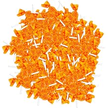 Tootsy Mini Pops - Tangarine Flavored Miniature Lollipops - Individually Wrapped, Gluten Free, Fruity Hard Candy for Independence Day, Pantry, Birthdays, Pool Parties & Movie Nights 1 lbs