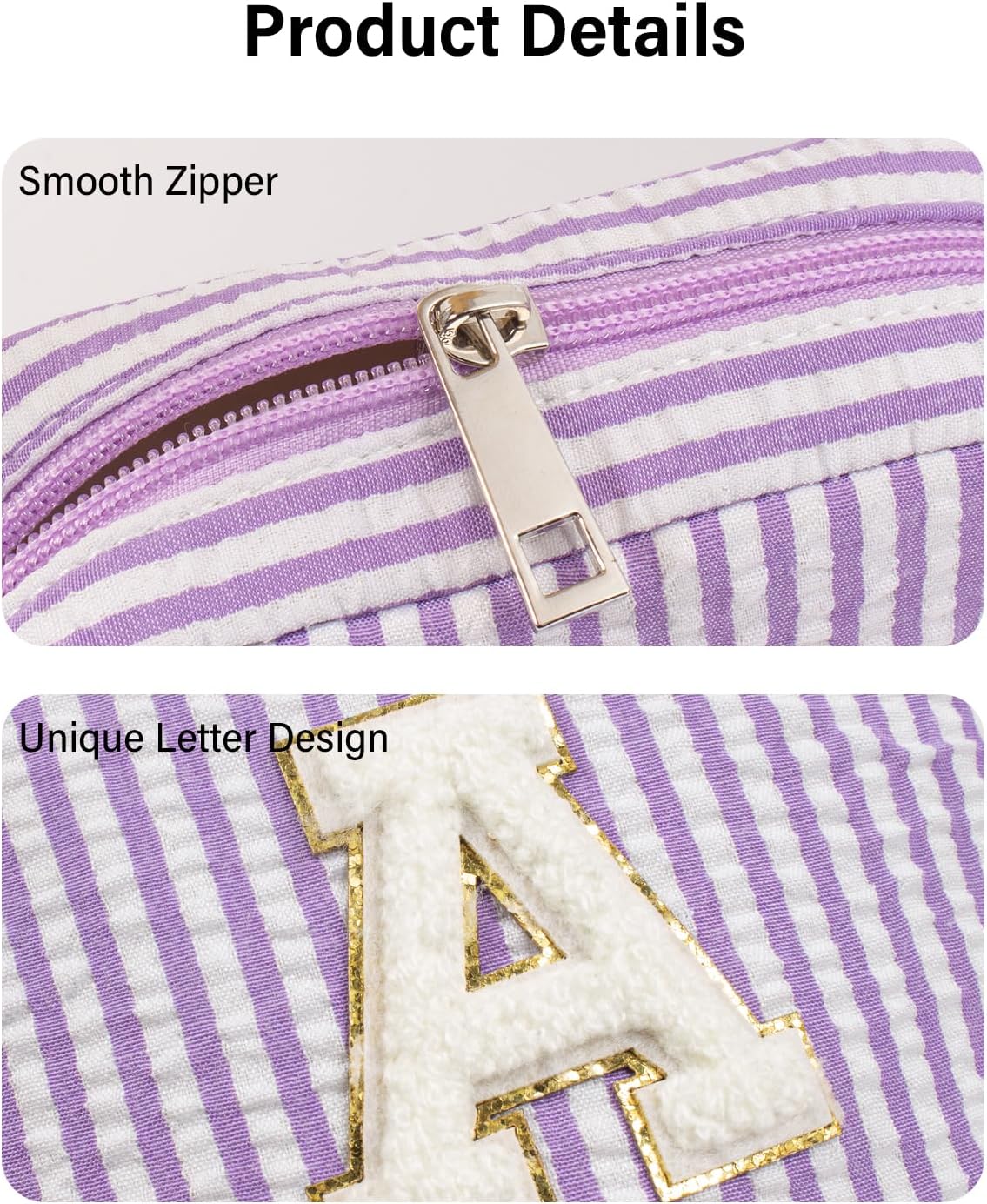 LETGO Gifts for Women, Makeup Bag Make Up Bag Pouch Cosmetics Organizer Bag Cute Makeup Bag Gift for Wife Personalized Best Friend Graduation Gifts for Her Birthday Gifts Gifts Sister Daughter Gifts - Image 6