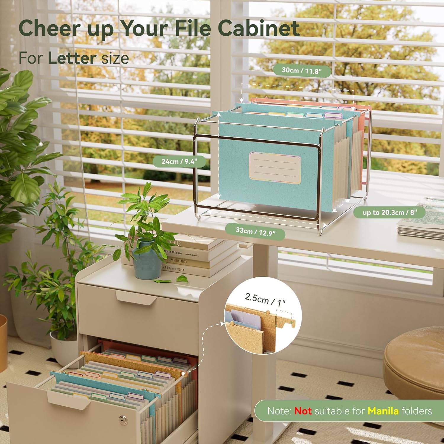 Wheat Straw Hanging File Folders