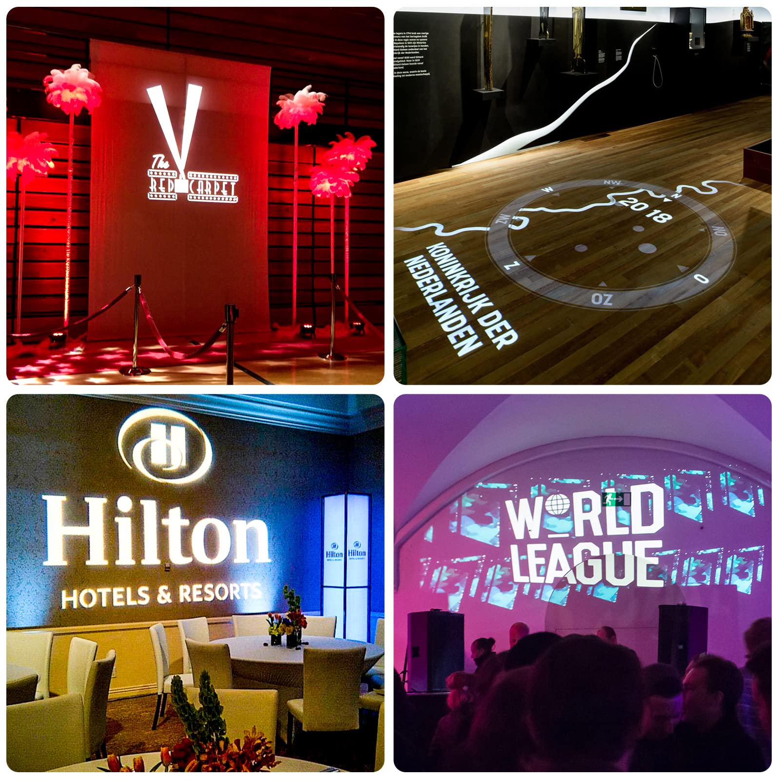 30W Custom Logo GOBO Projector, HD LED Light for Business, for Indoor Use — Amazon image 5
