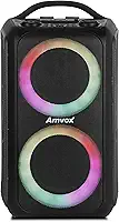 Amvox Caixa de Som Amplificada ACA 600 Bagvox Black - 600W RMS, Bluetooth, Equalizador, USB, Bateria Recarregável