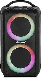 Amvox Caixa de Som Amplificada ACA 600 Bagvox Black - 600W RMS, Bluetooth, Equalizador, USB, Bateria Recarregável