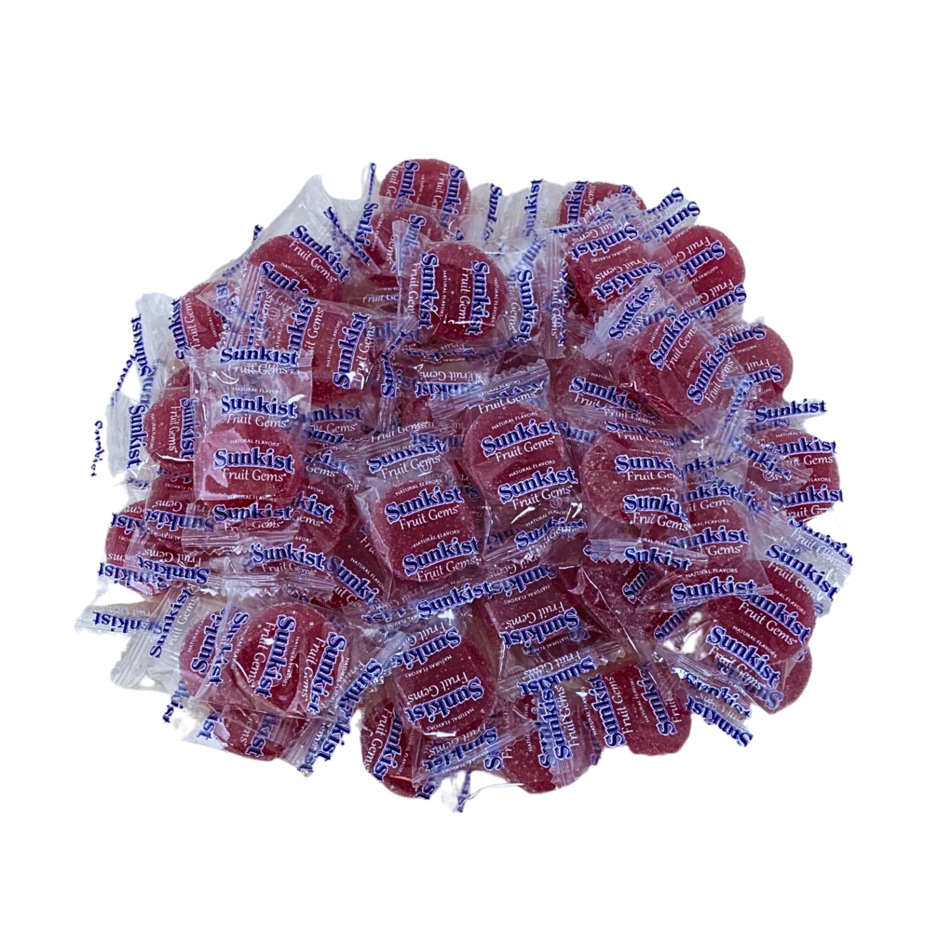 Sunkist Individually Wrapped Fruit Gems Soft Candy