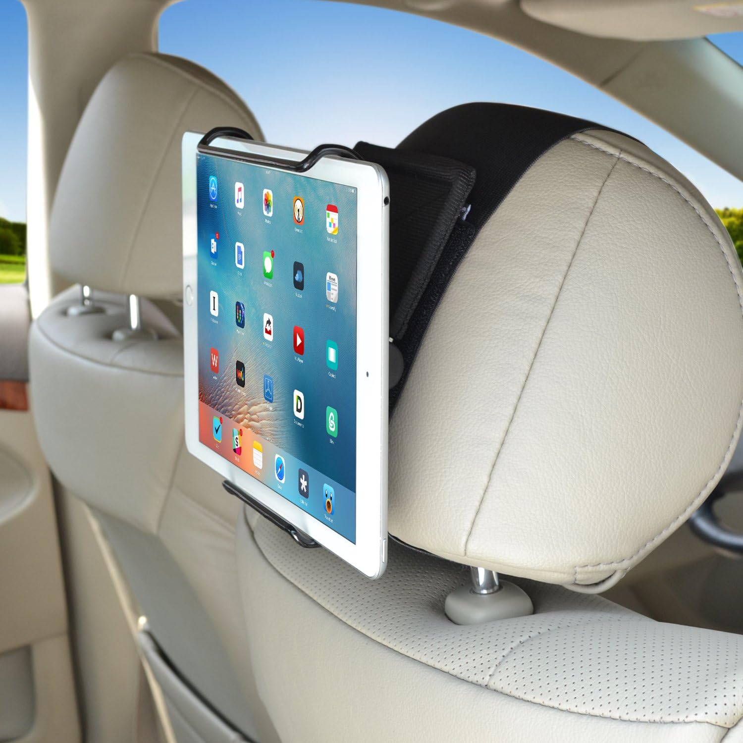 Tablet Car Mount WANPOOL Angel Adjustable Car Mount Holder for 612.9 Inch iPads and Tablets