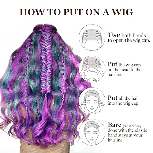 Miniatura 5 de Gorras de peluca de nailon 20 piezas de gorras de calcetín para pelucas gorras elásticas de peluca marrón y marrón claro para mujer