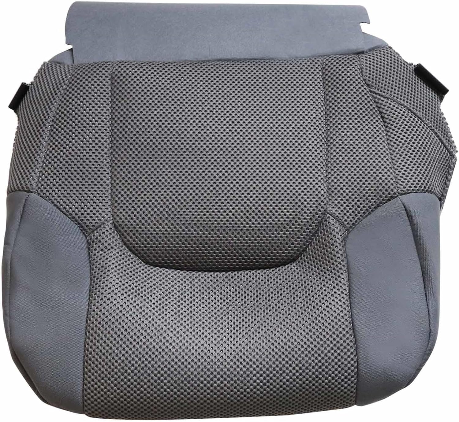 NLQR Driver & Passenger Side Bottom & Top Lean Back Replacement Cloth Seat Covers Gray fit for Nissan Frontier SV Crew Cab 2005 2006 2007 2008 2009 2010 2011 2012 2013 2014 2015 2016 2017 2018 2019