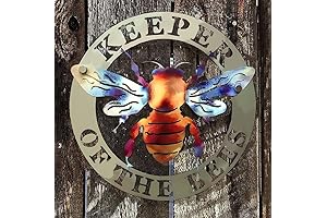 Bee Keeper Outdoor Metal Garden Decor, the Perfect Beekeeper Gifts