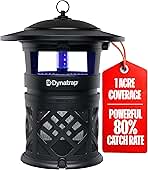 Dynatrap DT2030SR Fly Traps Outdoor - Mosquito & Flying Insect Killer for 1 Acre – Kills Mosquitoes, Flies, Gnats, Wasps - Bug Zapper Alternative - Black