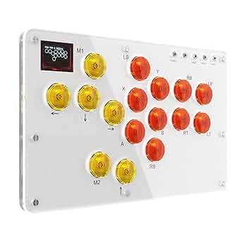 レバーレス コントローラー アケコン OLED RGB SOCD方向制御 PS5 レバーレス コントローラー アケコン レバーレス プロ級操作 16