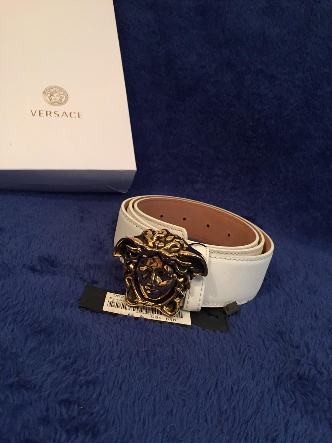 how to tell real versace belt from fake