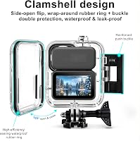 FiTSTILL 50 m 164 ft vízálló búvár tok DJI Osmo Nano készülékhez gyorskioldóval páramentes betétekkel sznorkelhez és úszáshoz kiegészítő sze 6