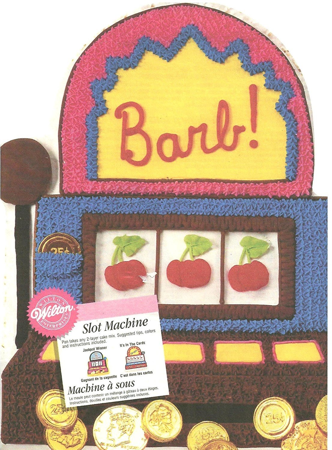 Wilton Cake Pan: Slot Machine (2105-2033, 1998)