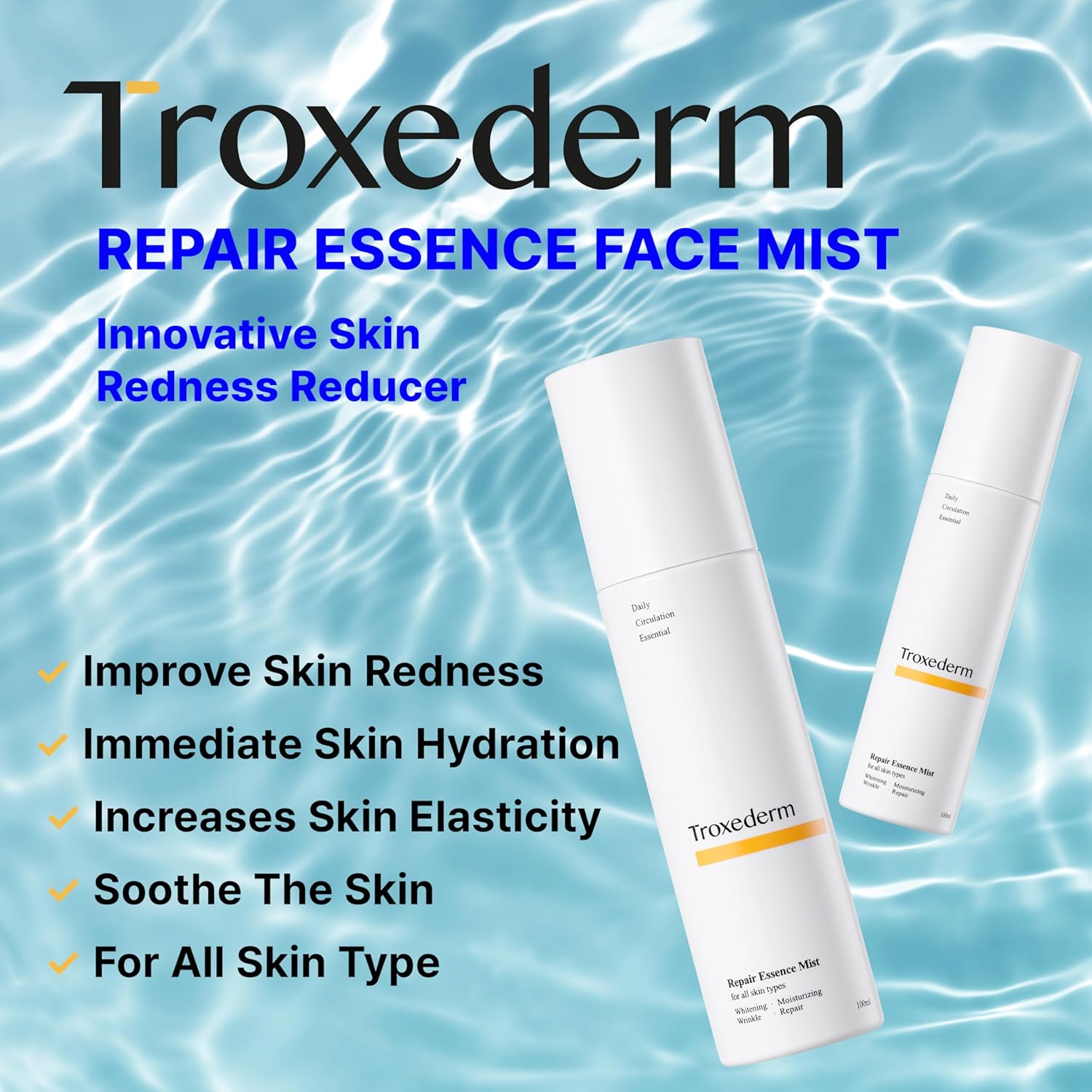 Repair Calming Face Mist + Facial Mask Set CICA Face mask with Niacinamide moisturizing face Spray