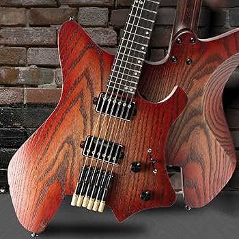 EART GW2-Pro Headless Electric Guitar fixed Bridge for