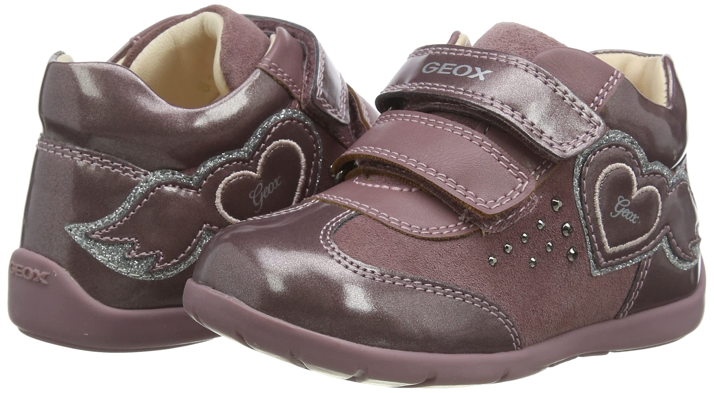Geox B Kaytan A, Primi Passi Bimbo 0-24, Rosa (Rose Smoke), 19 EU