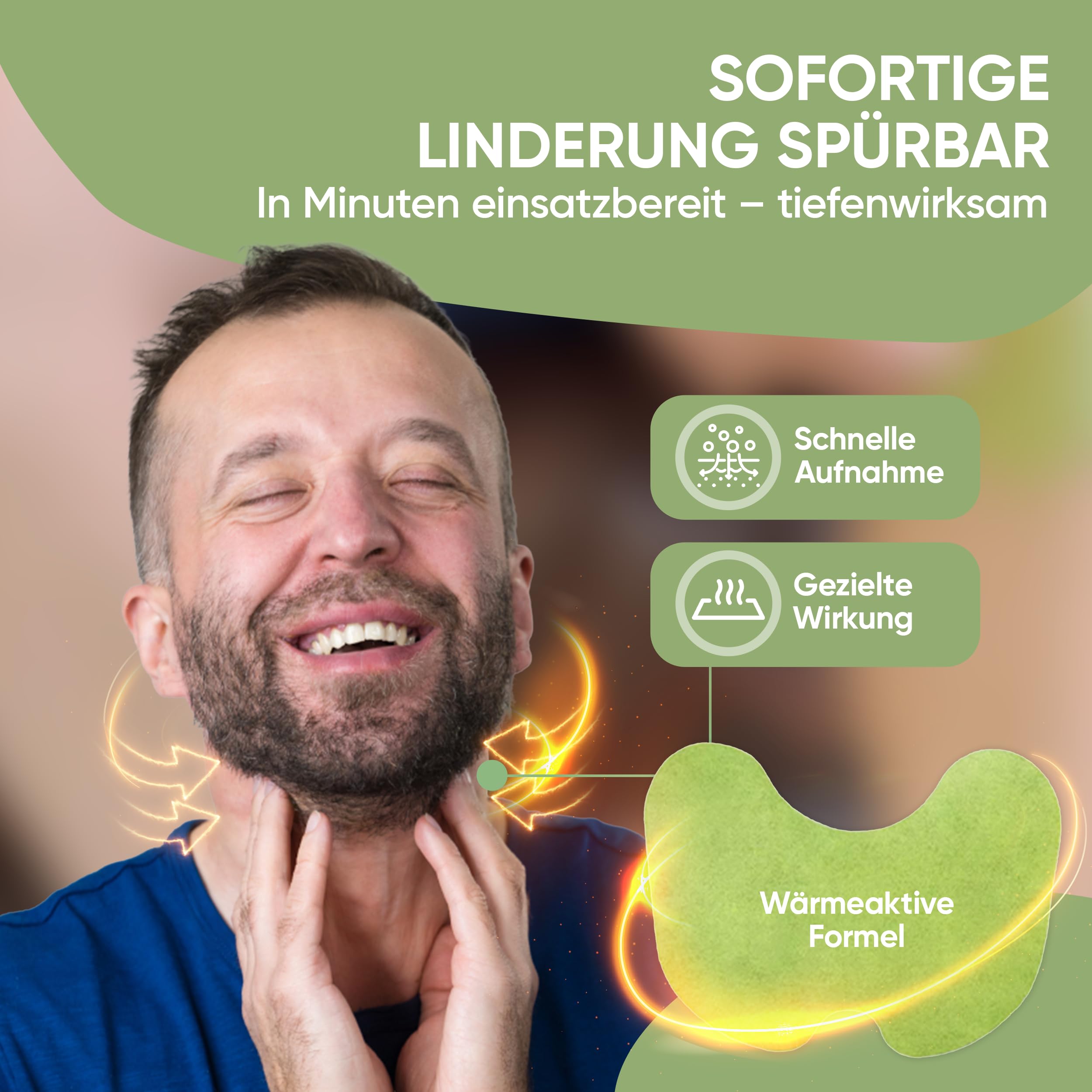 Wellpursan Magic Heal Gelenk Pflaster (24 x) – wärmendes Schmerzpflaster für Gelenke und Knie mit natürlichen Kräutern – Wärme zur Unterstützung bei Gelenkbeschwerden und Verspannungen