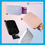 Imprimante photo instantanée portable HP Sprocket 2x3 (lilas) imprimez des photos sur papier adhésif Zink depuis votre appareil iOS et Android.
