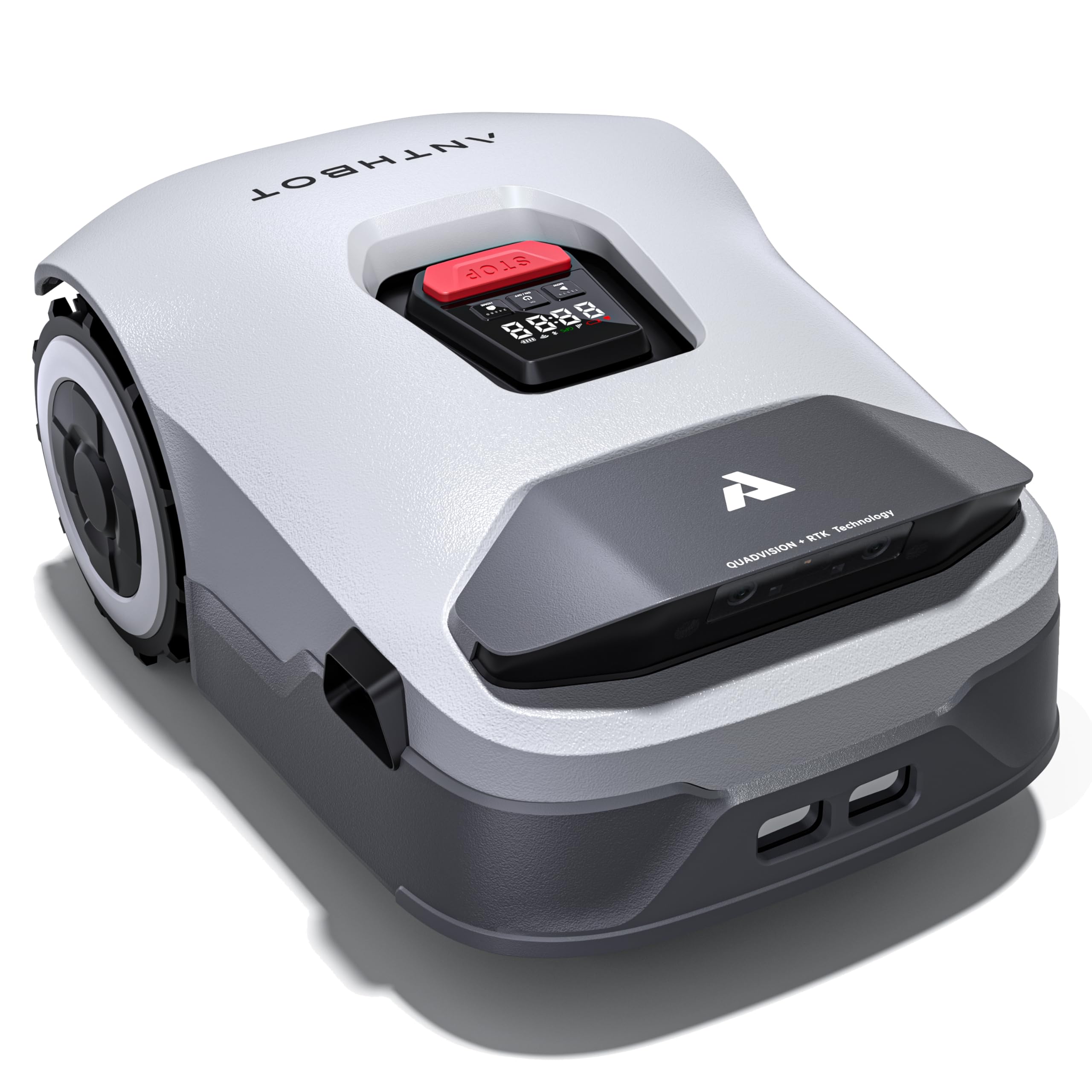 ANTHBOT Genie 600 Mähroboter ohne Begrenzungskabel, Empf. 650 m², Max. 850 m², RTK+4-Kamera Vision, Präzise Navigation, KI-Hindernisvermeidung, App-Steuerung (Generalüberholt)