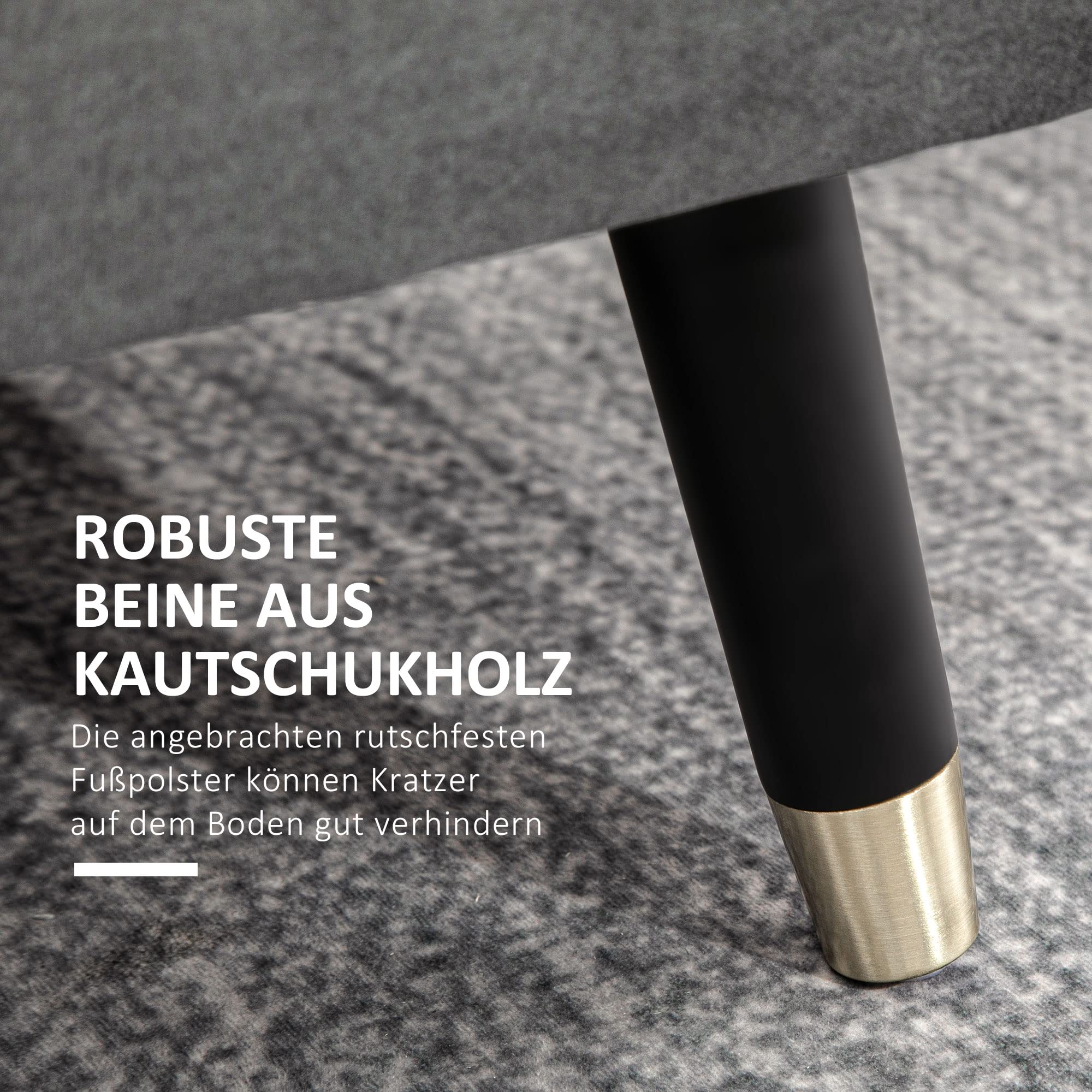 HOMCOM Sitzbank Polsterbank mit Stauraum Metall 110 x 43 x 45 cm Kohlegrau