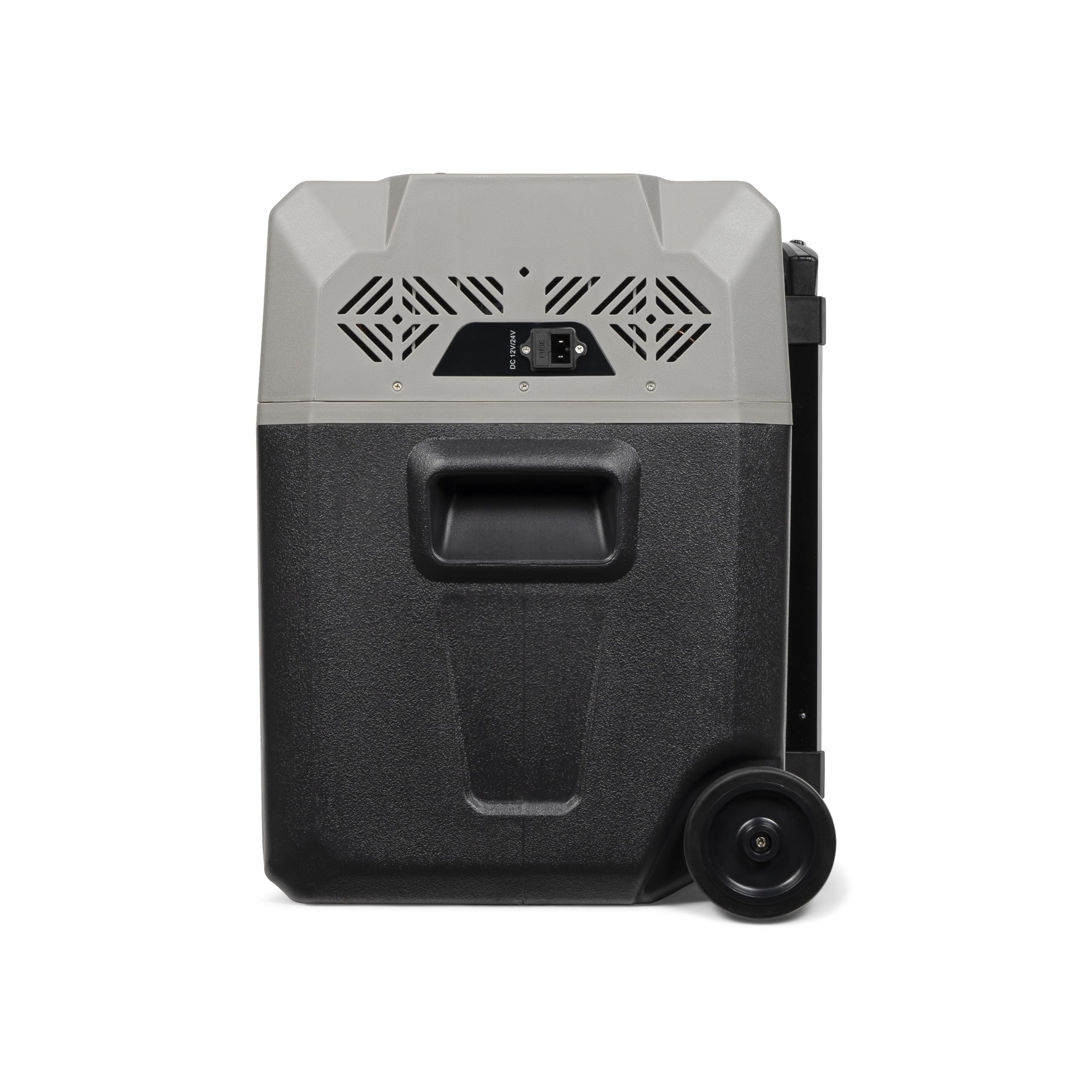 Steamy-E Single Zone 40 Roller, Frigorifero Elettrico a Compressore con Ruote, 12/24V DC e 100-240V AC, per Congelare e Raffreddare da -20℃ a +20℃, Ideale per il Campeggio, 39 Litri, Nero