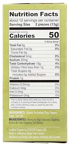 Miniatura 2 de Le Pain des Fleurs Pan crujiente, trigo sarraceno, 5.3 onzas