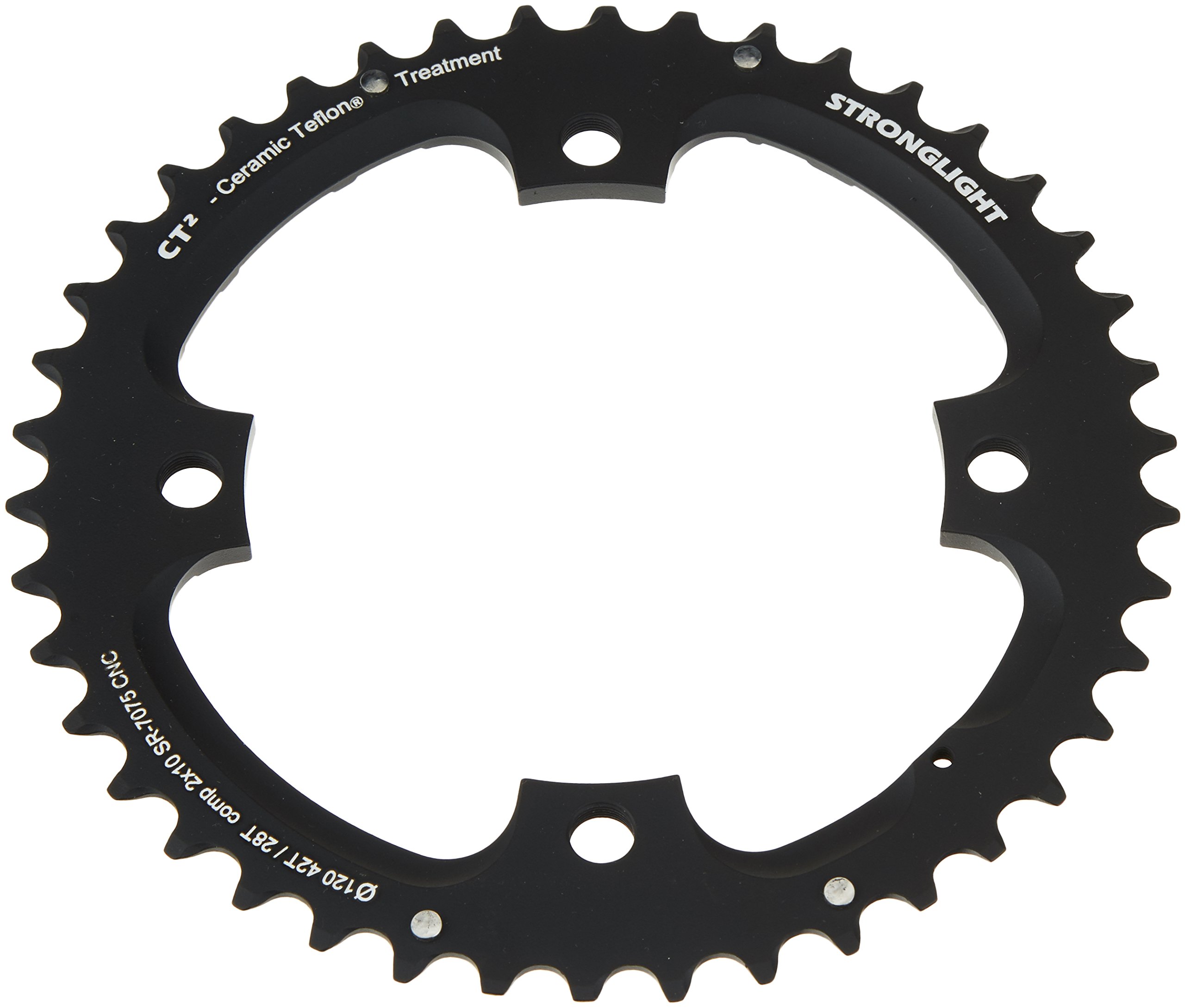 Stronglight Kettenblatt MTB F-sram 2x10, Corona. Unisex Adulto