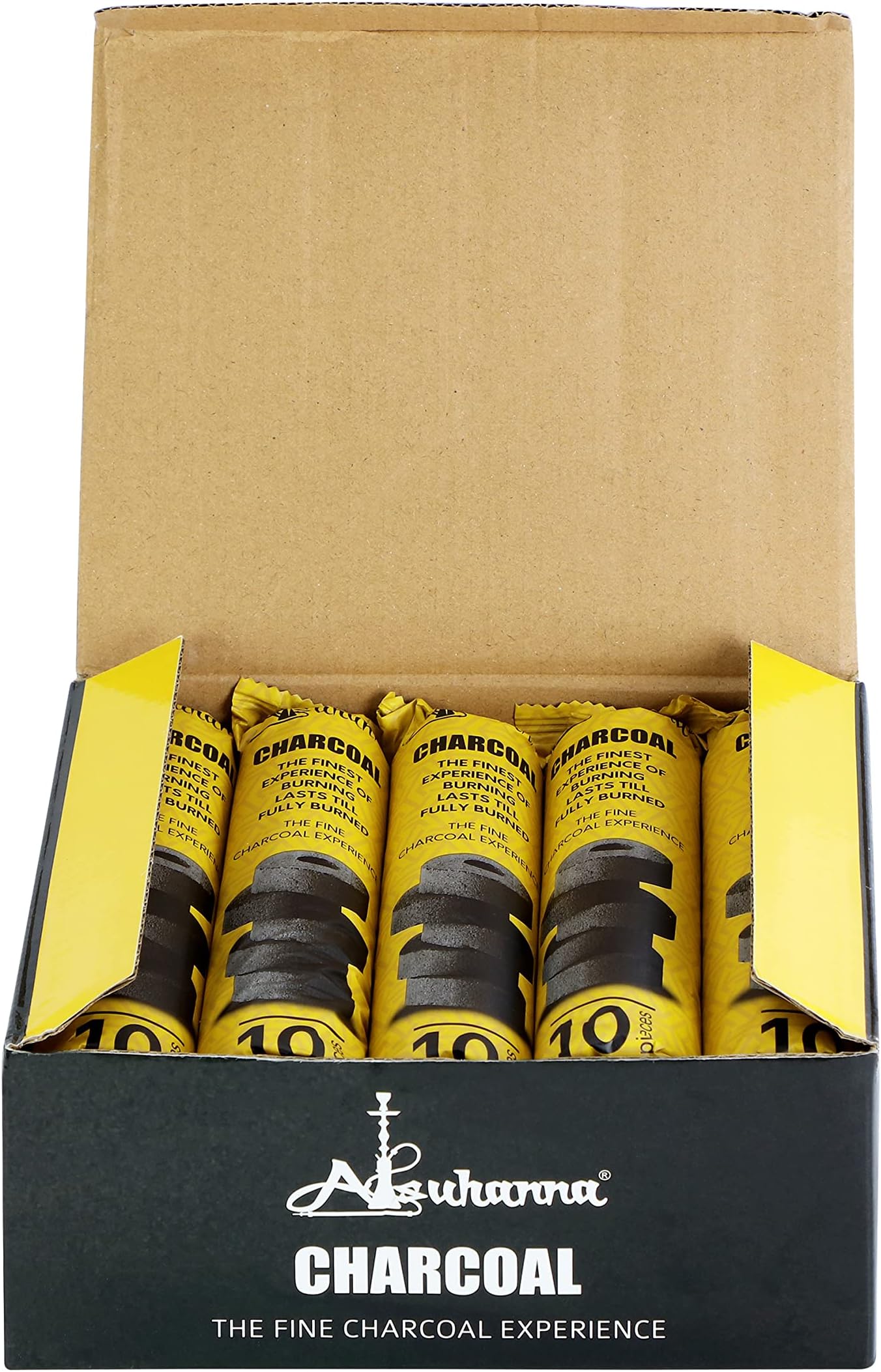 Alsuhana Magic Polo Coal for sheesha 1 Box Pack of 10 (100 Coal Inside)