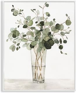 'Eucalyptus Herbs in Glass'| Framed Giclee Art
