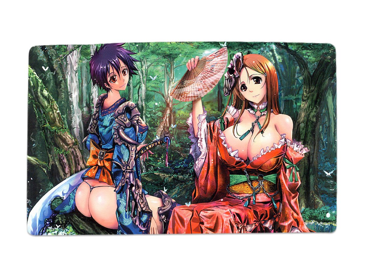 A Wide Variety of Bleach Burichi Anime Characters Desk & Mouse Pad Table Play Mat (Orihime Inoue & Soi Fon / Soifon)