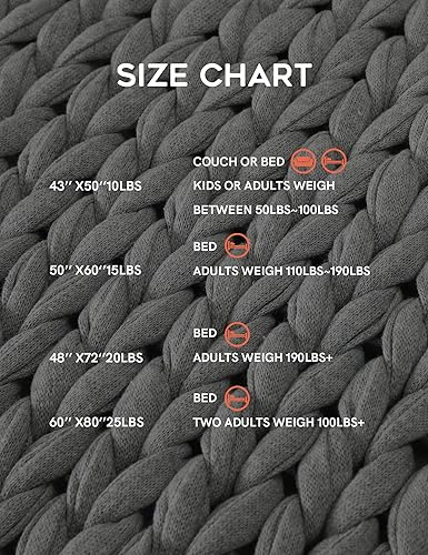 Miniatura 6 de YnM Manta con peso 100% algodón, hecha a mano, de punto grueso, diseño sin relleno, suave y transpirable, lavable a máquina, manta de cama para