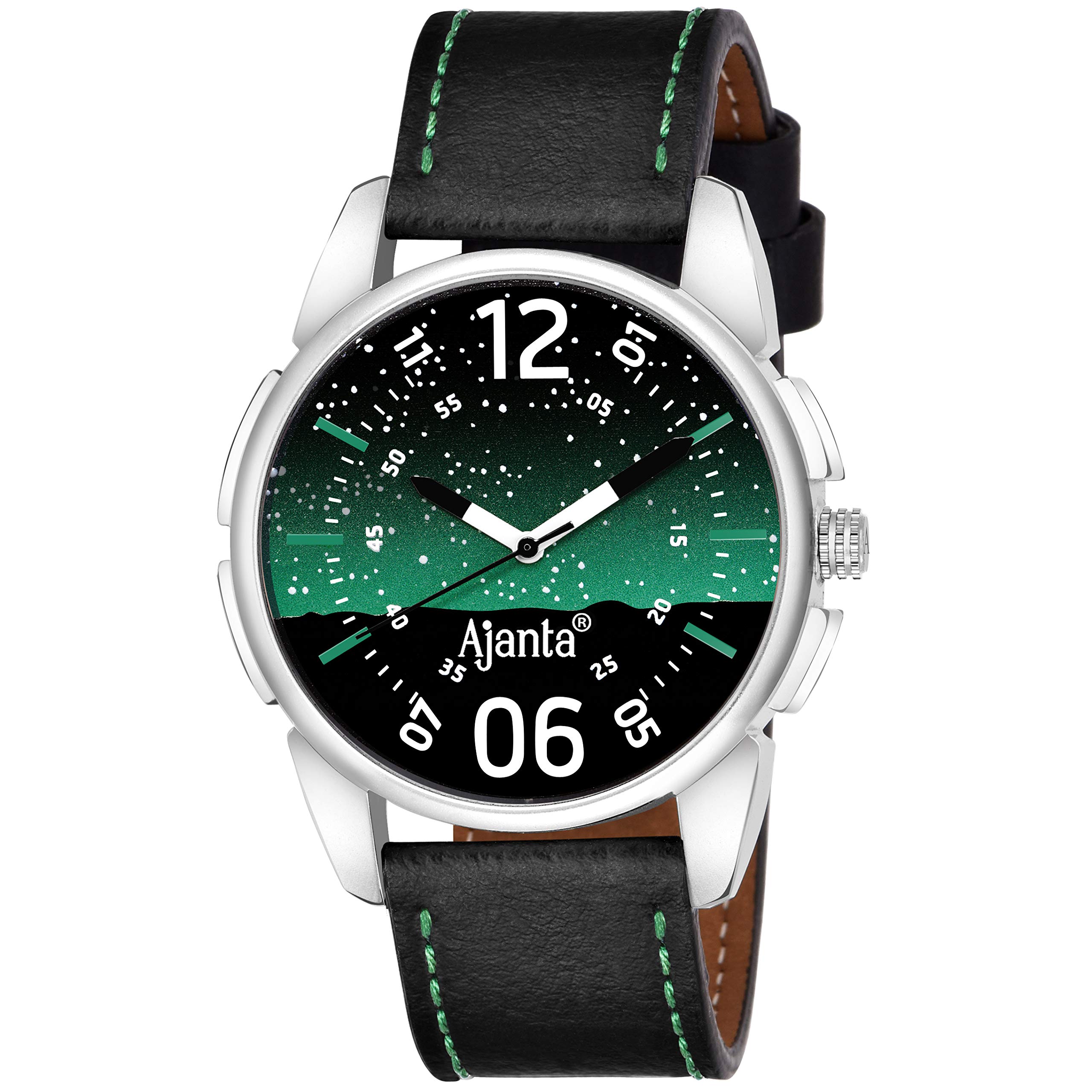 Ajanta Quartz Casual Analog Green Dial Mens Watch-AWC505ISG-1 (B08F2LHHVL) Amazon Price History, Amazon Price Tracker