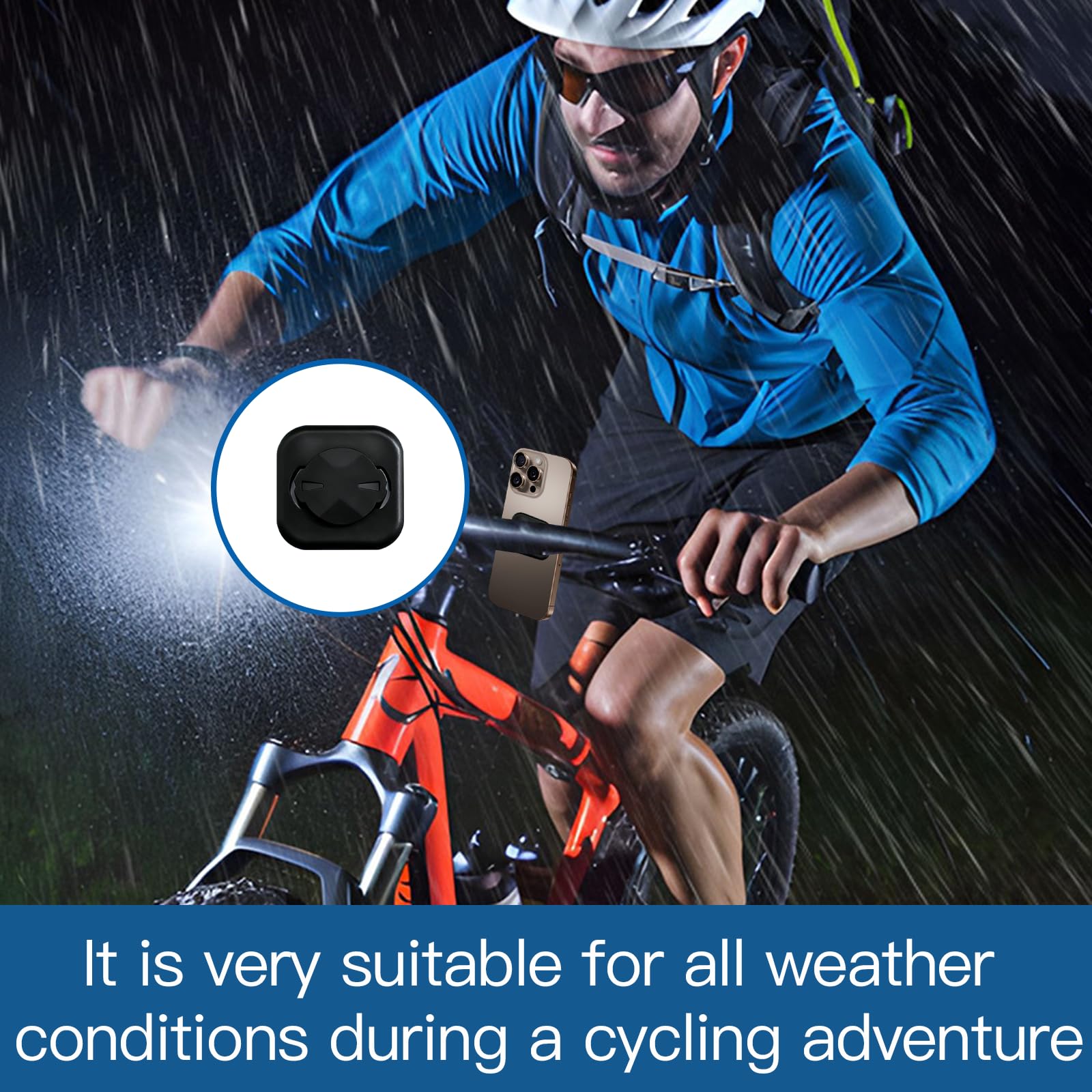 Adaptador de montaje para bicicleta, soporte adhesivo GPS con fuerte pegamento, soporte trasero para computadora de bicicleta, soporte de extensión compatible con diferentes modelos