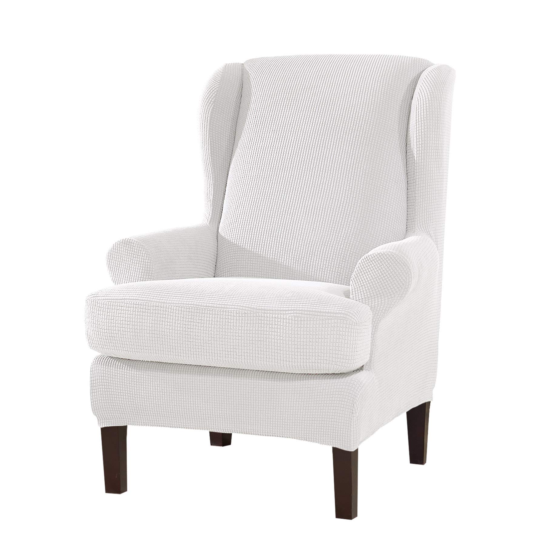 White Wingback Chair Slipcover All Chairs