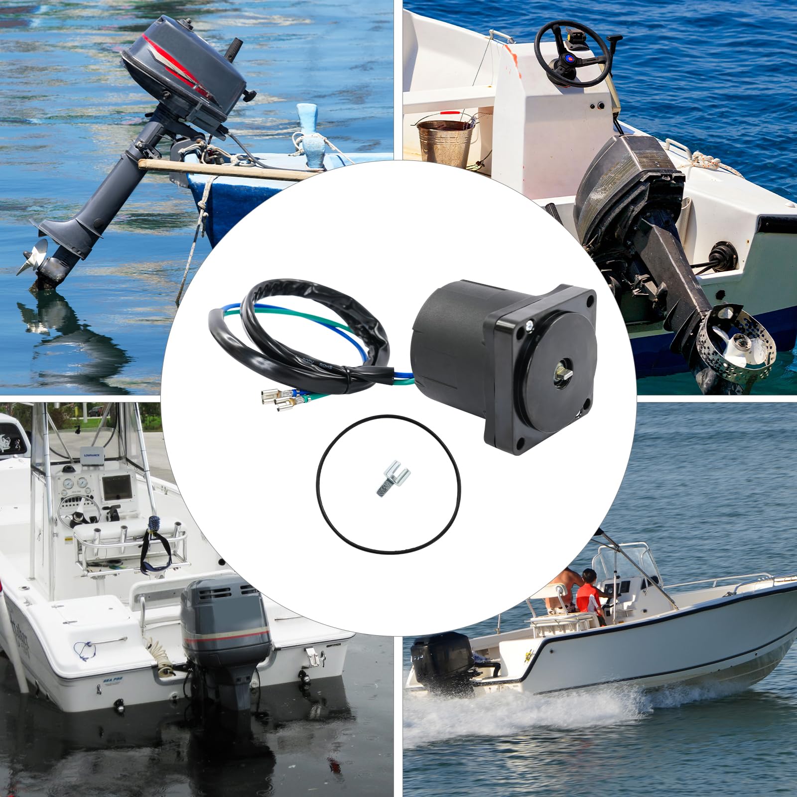 Ricambio per motore fuoribordo da 250 W, compatibile con Yamaha 2 tempi 150-300/4 tempi 150-275 CV