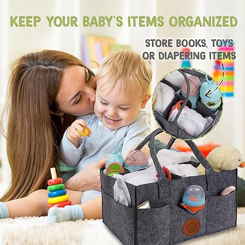 Miniatura 6 de KeaBabies Paquete de mochila para pañales y organizador de pañales para bebé, bolsas de viaje multiusos impermeables para bebés, organizadores de