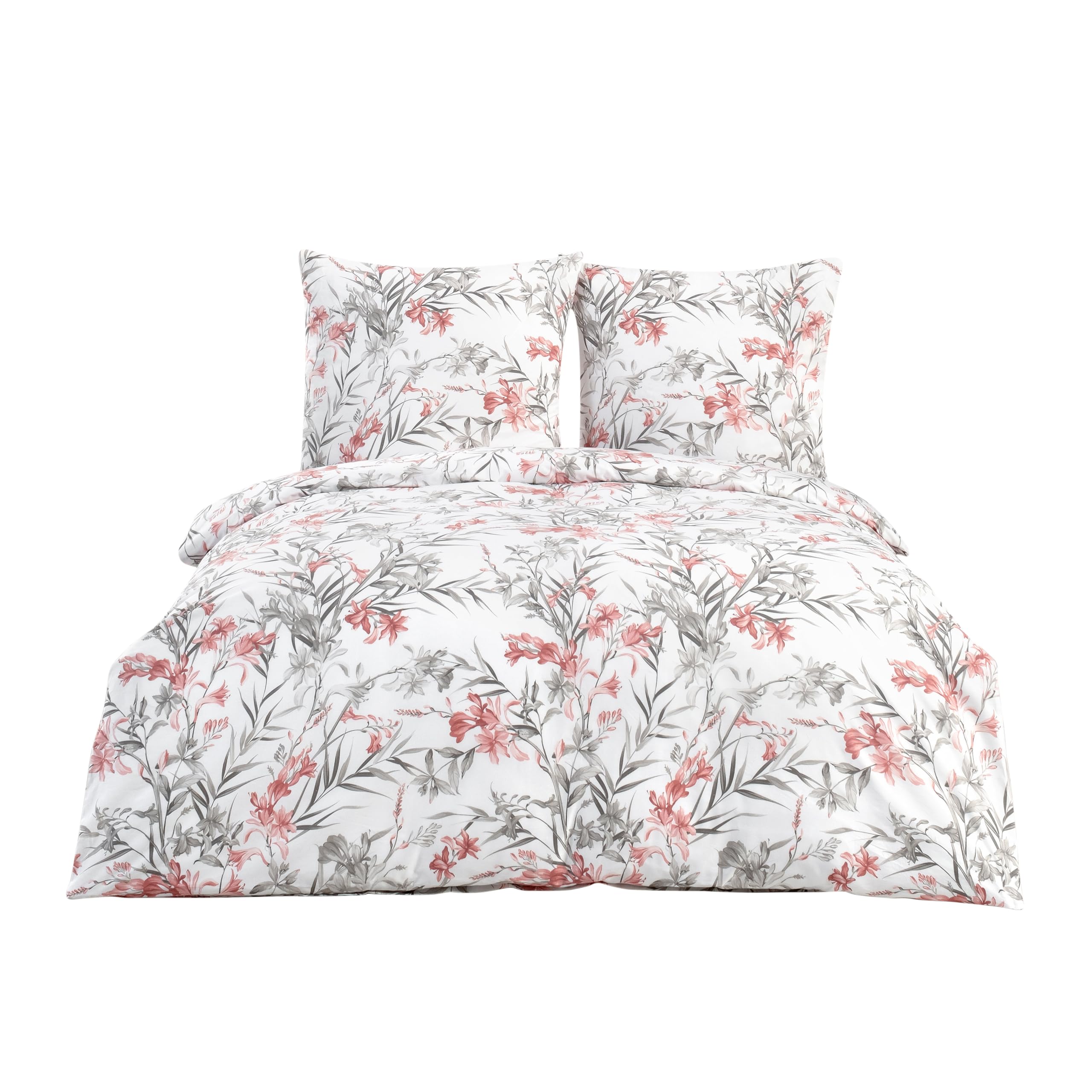 ZIRVEHOME Bettwäsche 155x220 cm. 4 teilig Set, Baumwolle bettbezug, Aprila