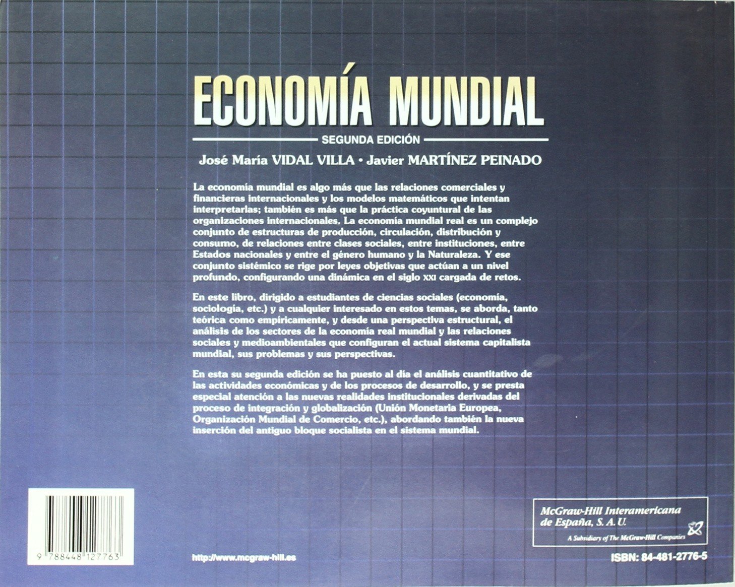 Economia mundial 2 Ed. - 9788448127763